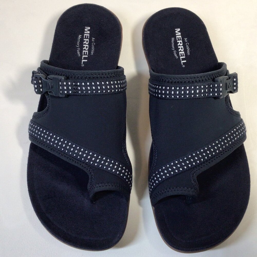 Merrell Sandals Slide Navy Size 8 - New - Picture 2 of 8